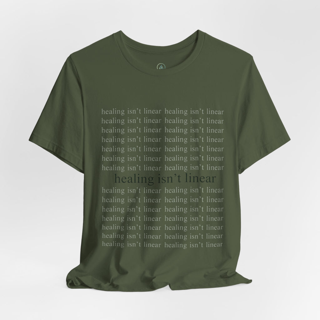 Healing Isn't Linear Tee — Unseen Strength Co