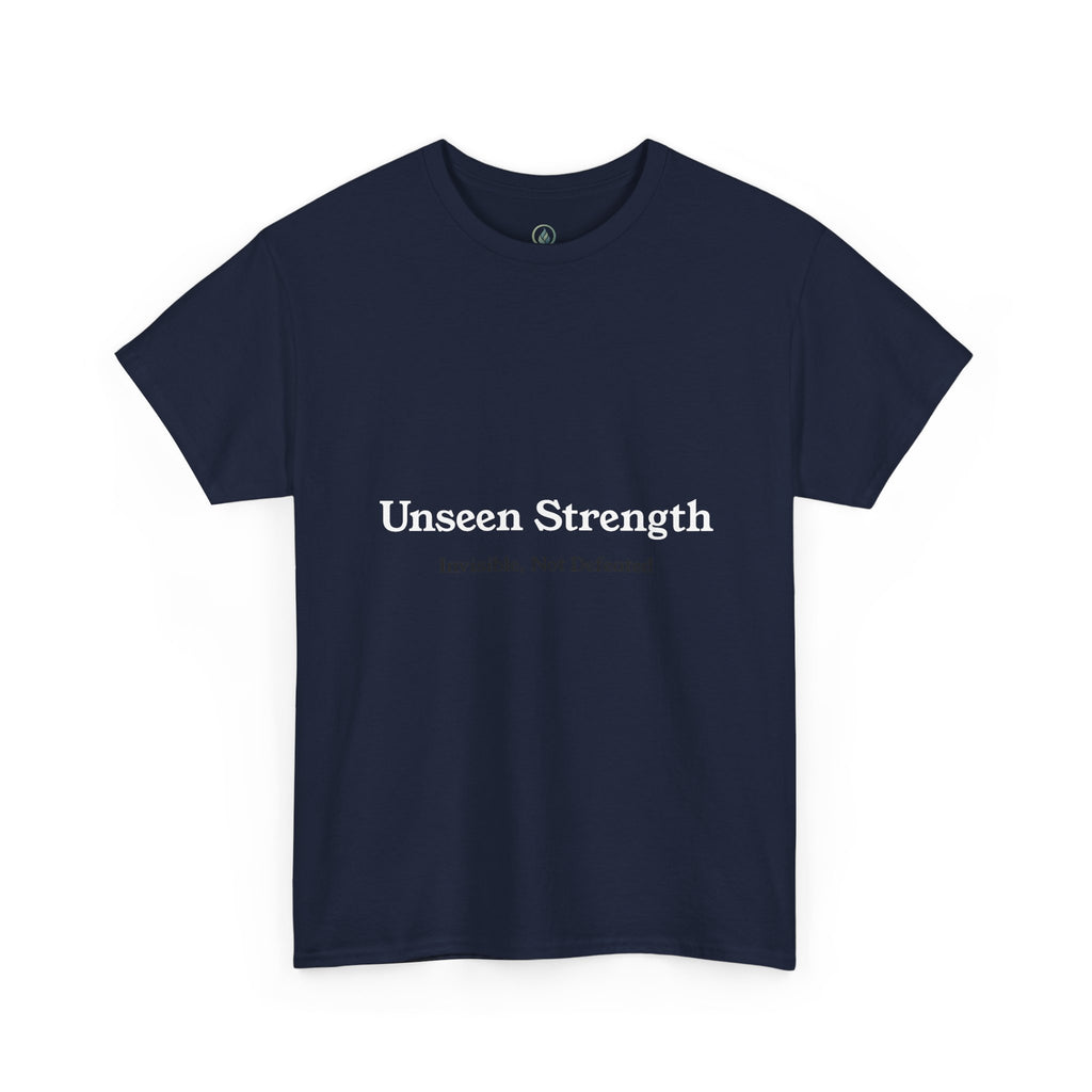 Invisible, Not Defeated Tee — Unseen Strength Co