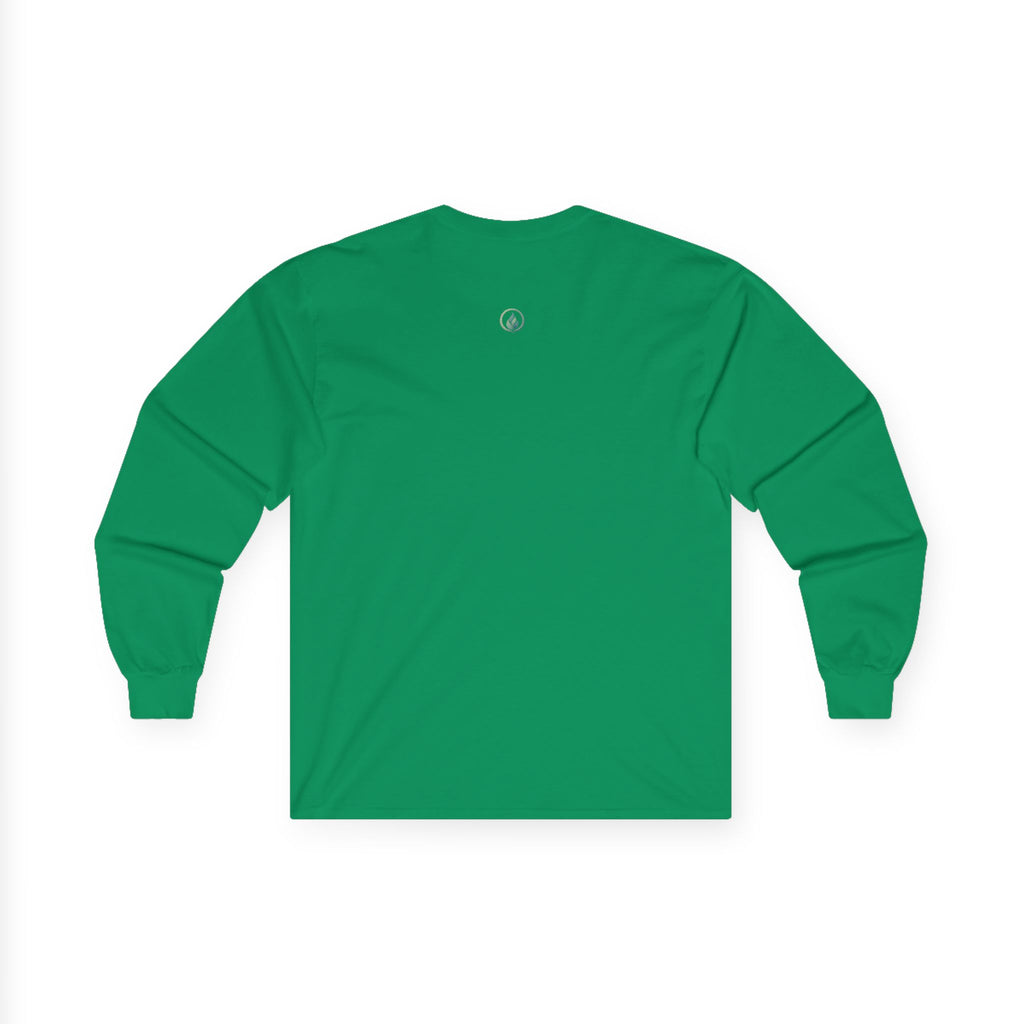 Invisible Not Defeated Long Sleeve Tee — Awareness Strength Graphic