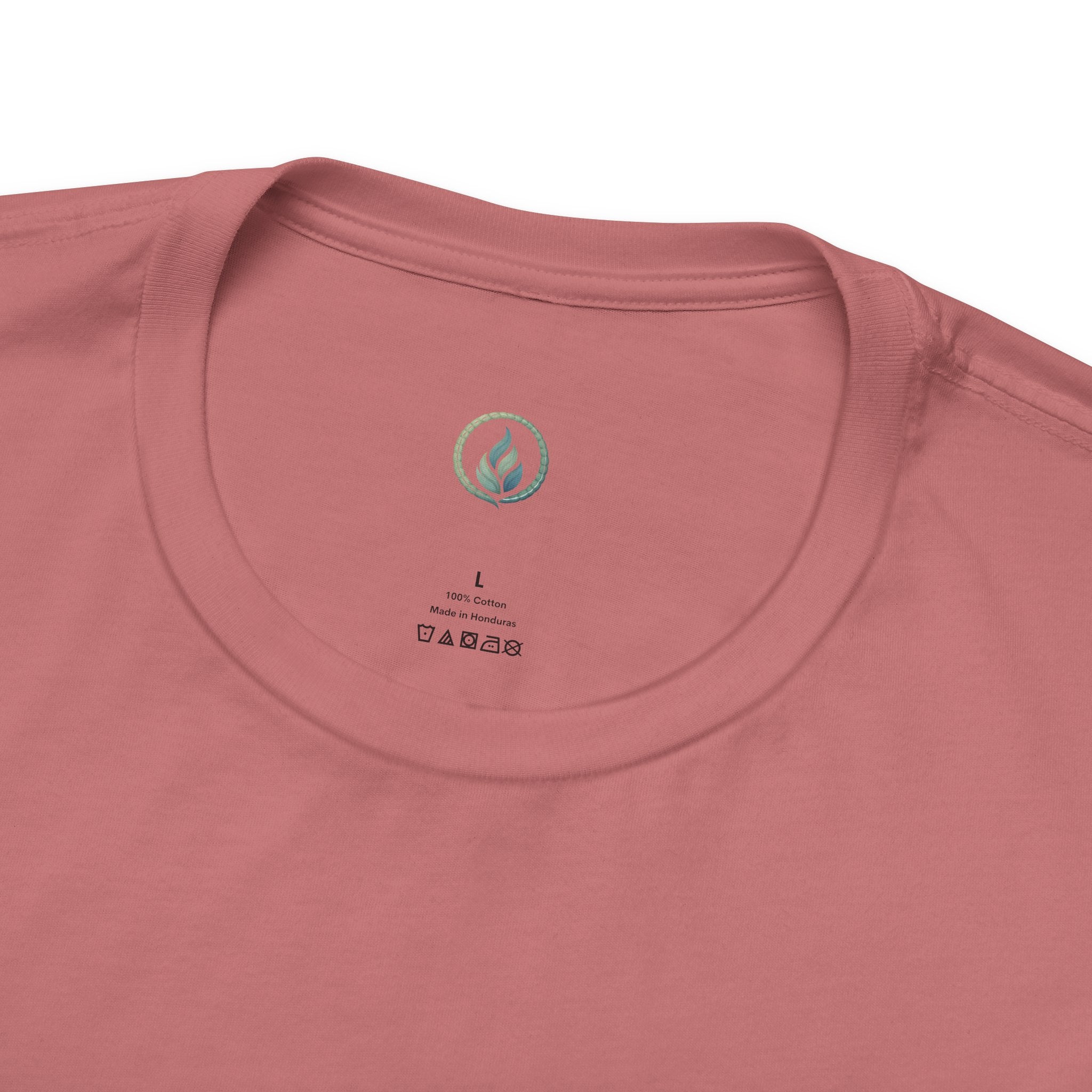 Still Here Tee — Minimal Inspirational White T‑Shirt