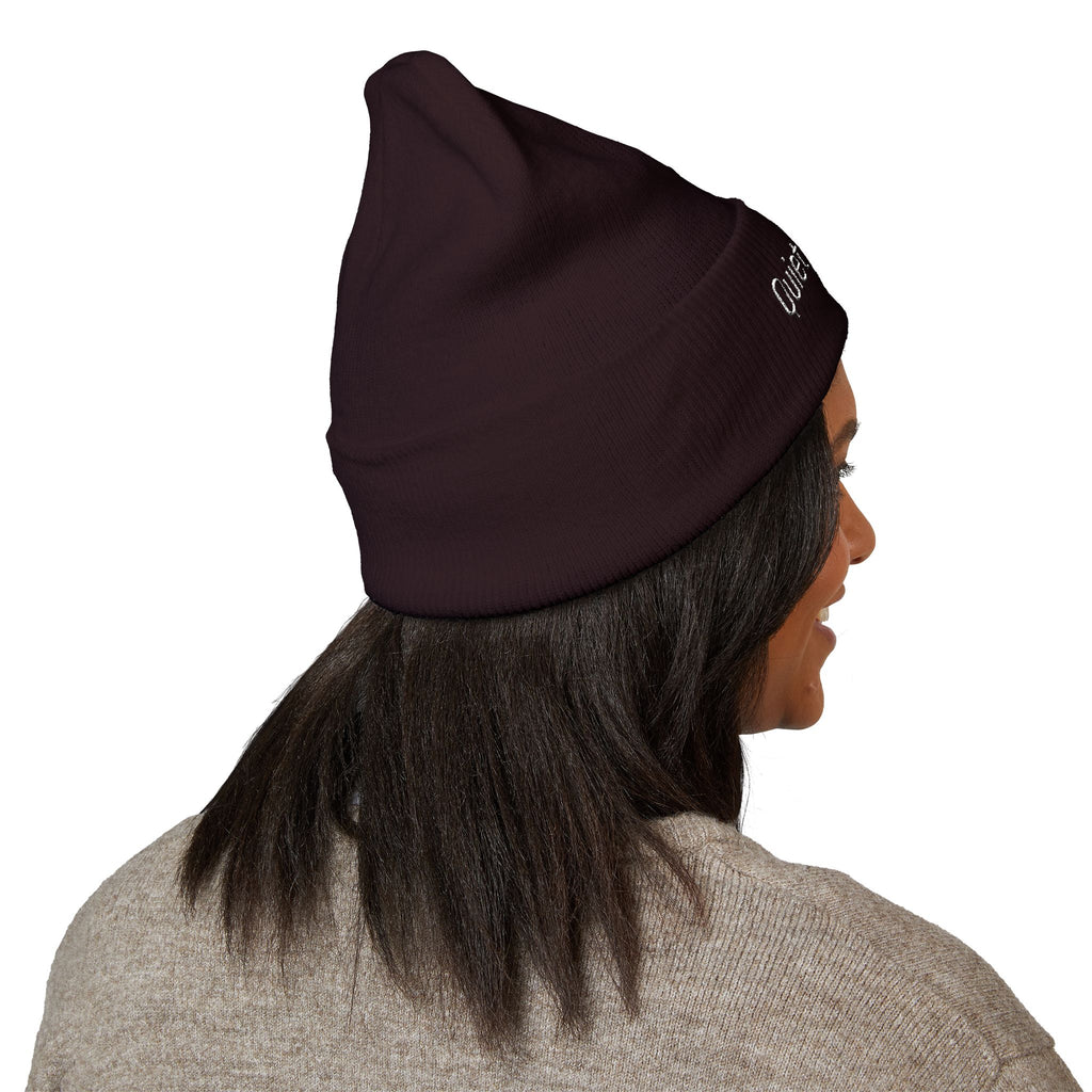 Quiet Strength Embroidered Cuffed Beanie