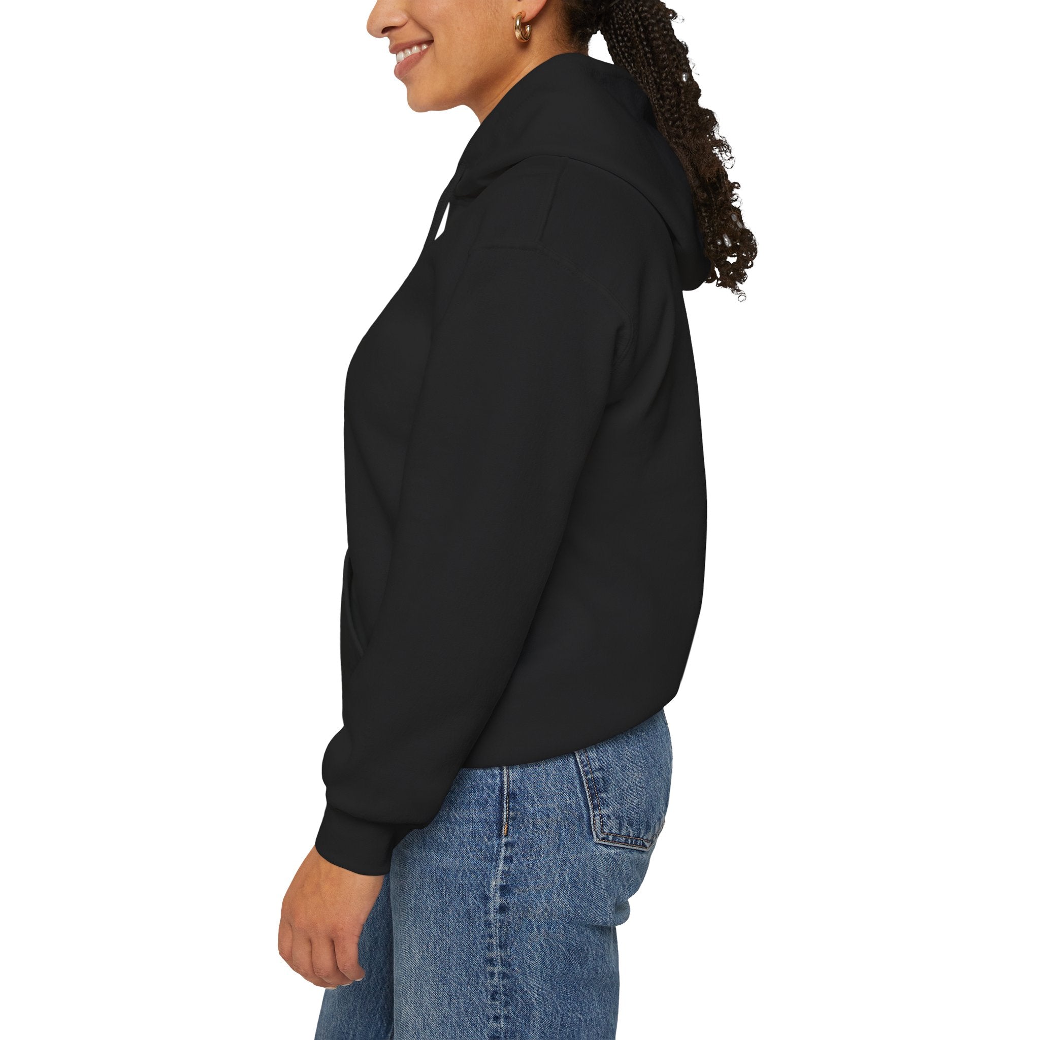 Health Symbol Hoodie – Minimal Pastel Cross & Leaf Wellness Graphic Hoodie