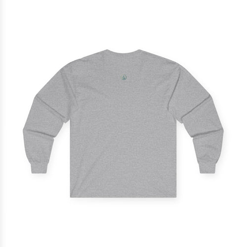 Invisible Not Defeated Langarm-T-Shirt – Bewusstseins-Stärke-Grafik