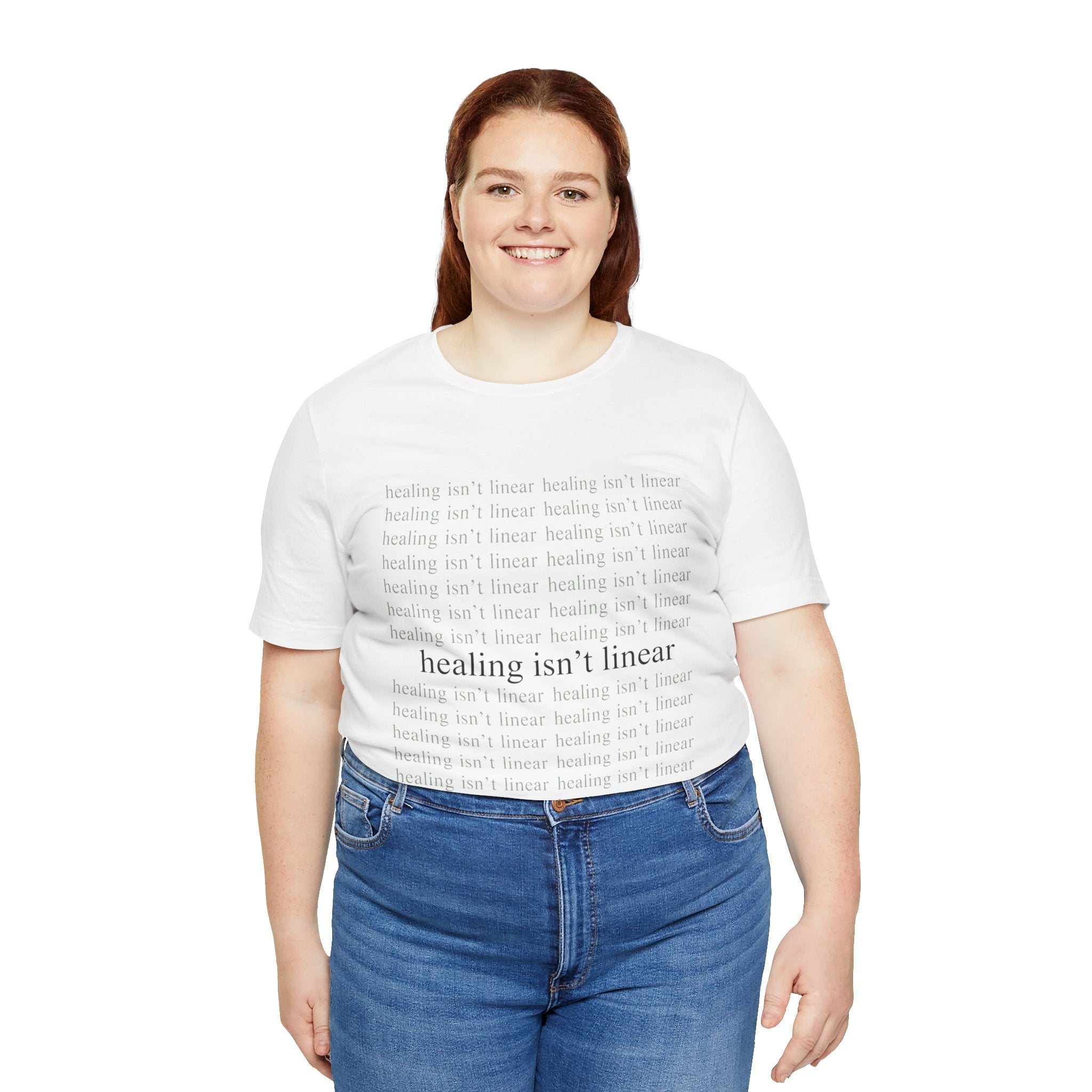 Healing Isn't Linear Tee — Unseen Strength Co