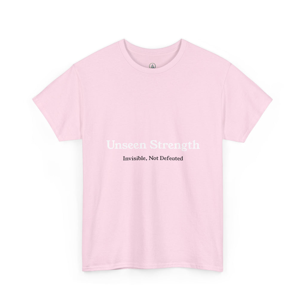 Invisible, Not Defeated Tee — Unseen Strength Co