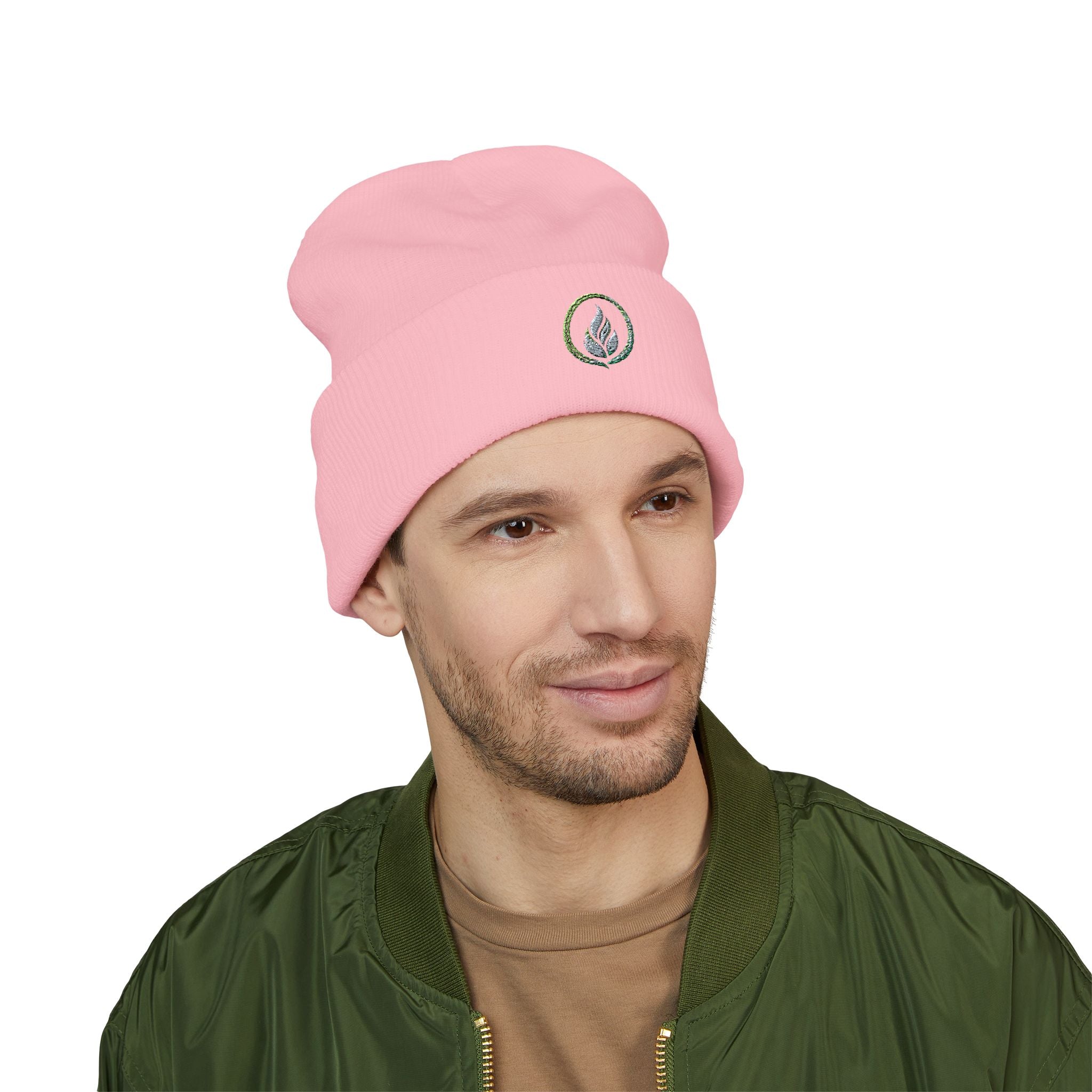 Unseen Strength Co Logo Beanie — Embroidered Flame Emblem