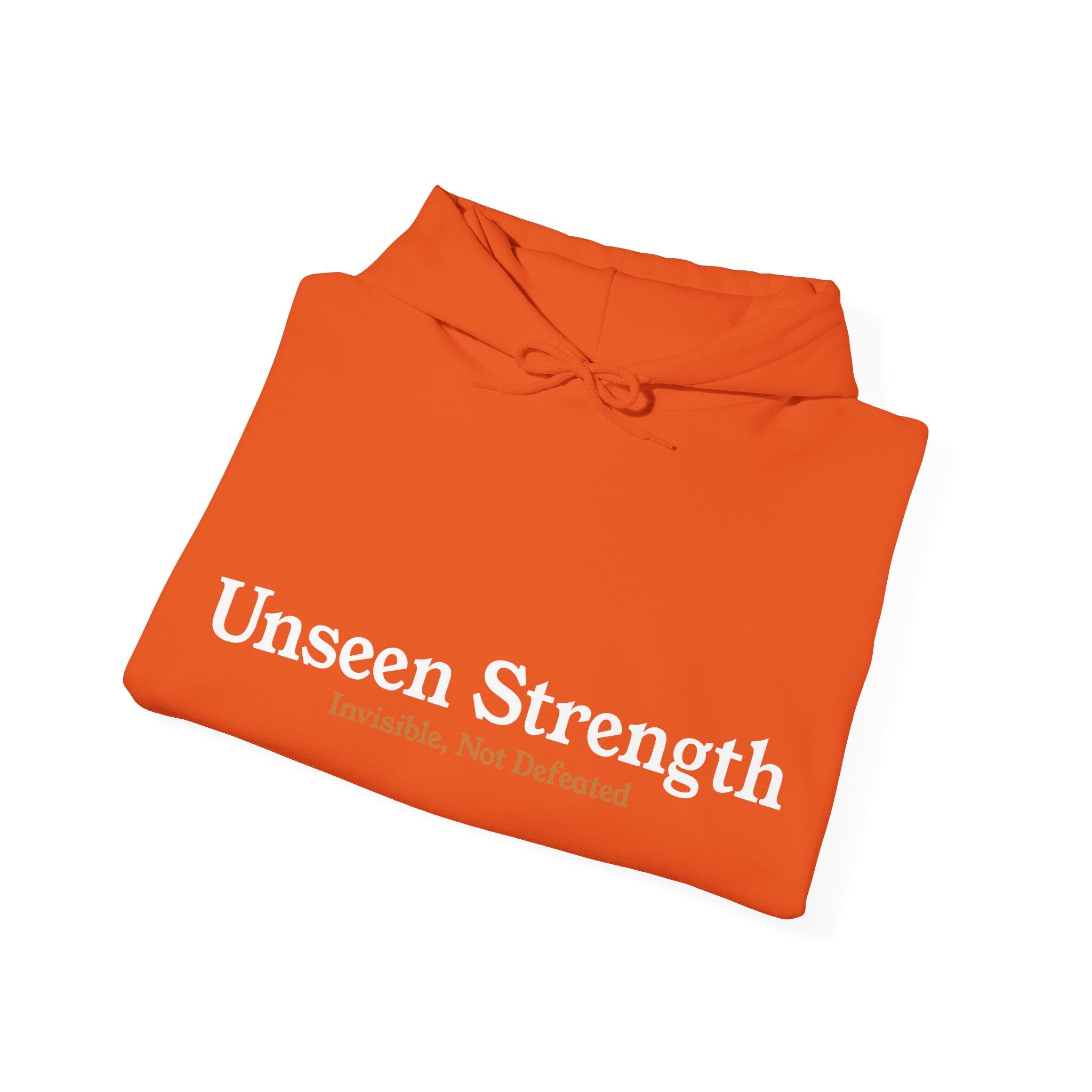 Unseen Strength Hoodie — "Invisible, Not Defeated"