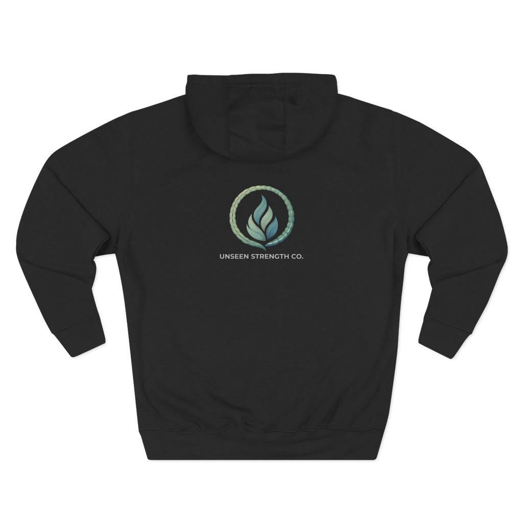 You Can't See My Fight Hoodie — Mental Health Awareness Fleece Pullover