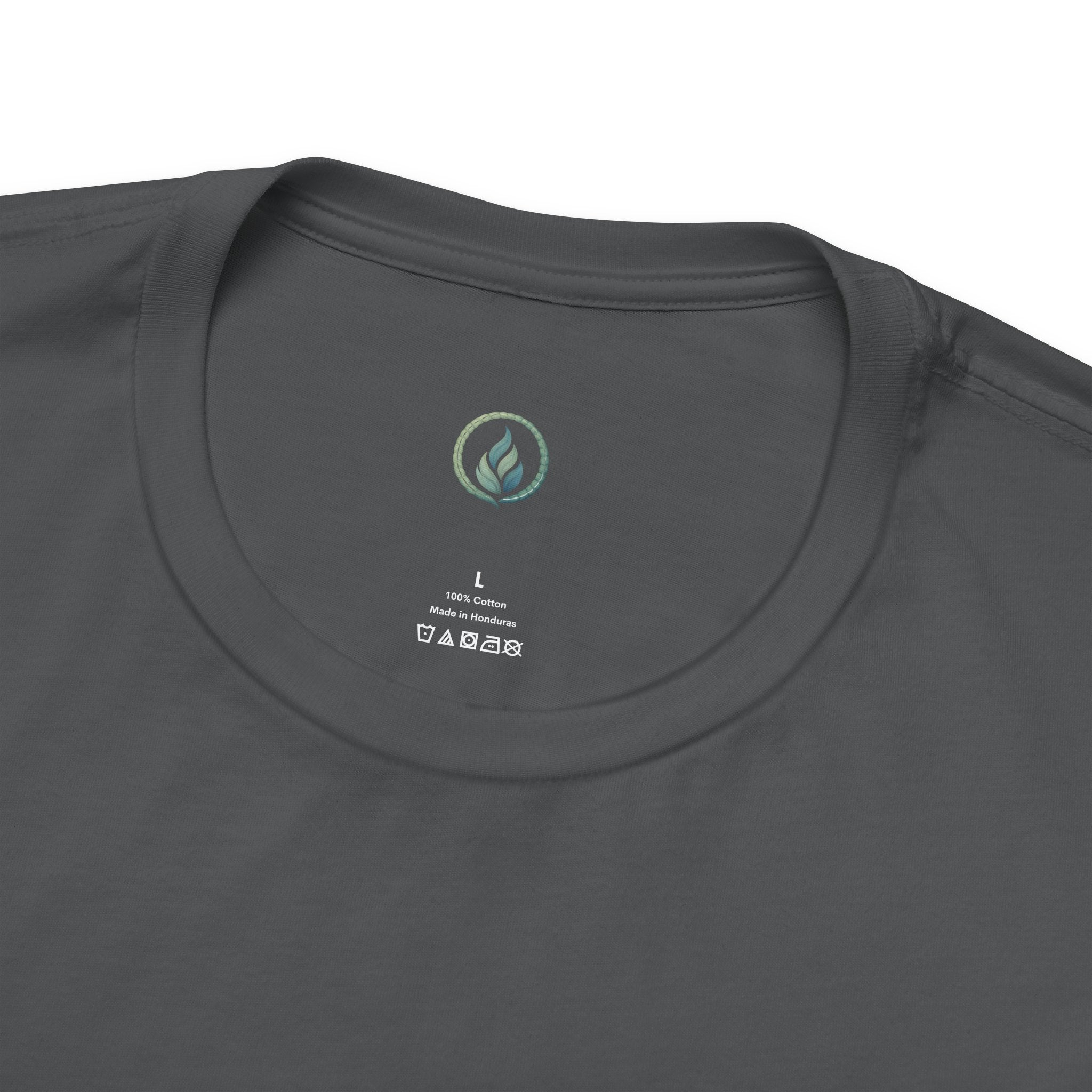 Still Here Tee — Minimal Inspirational White T‑Shirt