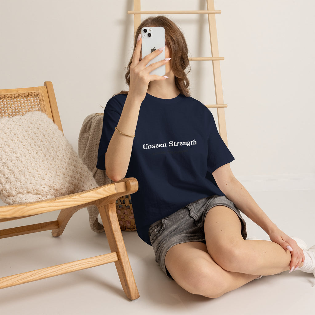Invisible, Not Defeated Tee — Unseen Strength Co