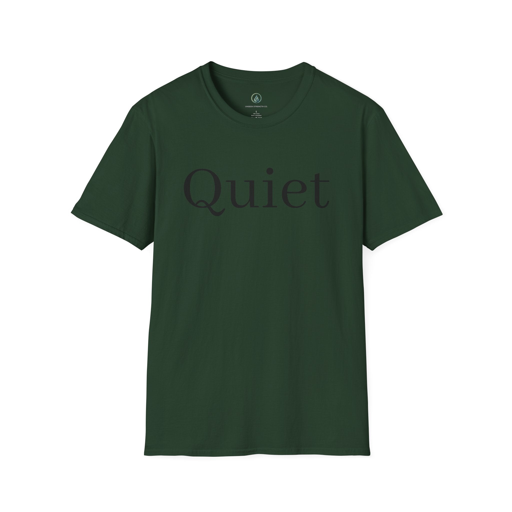 Quiet / Strength Tee — Unseen Strength Co