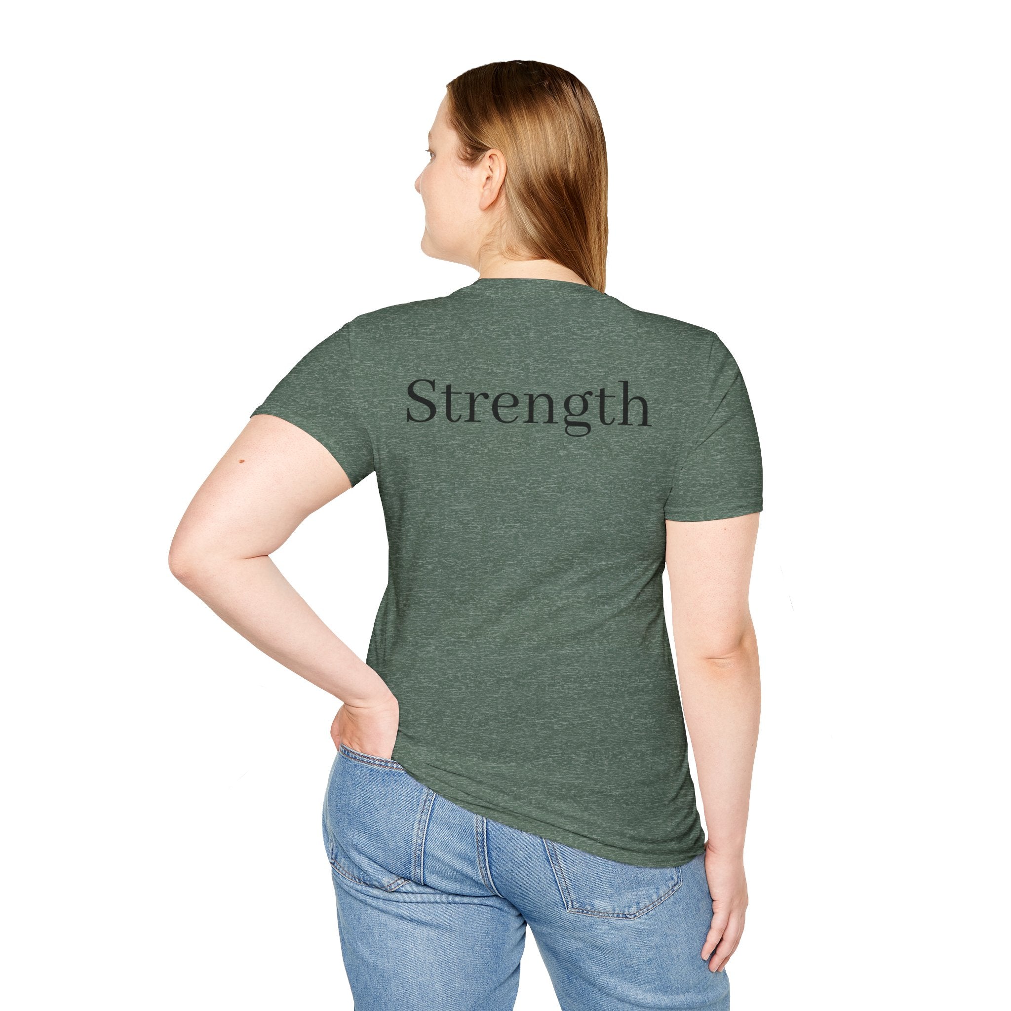 Quiet / Strength Tee — Unseen Strength Co