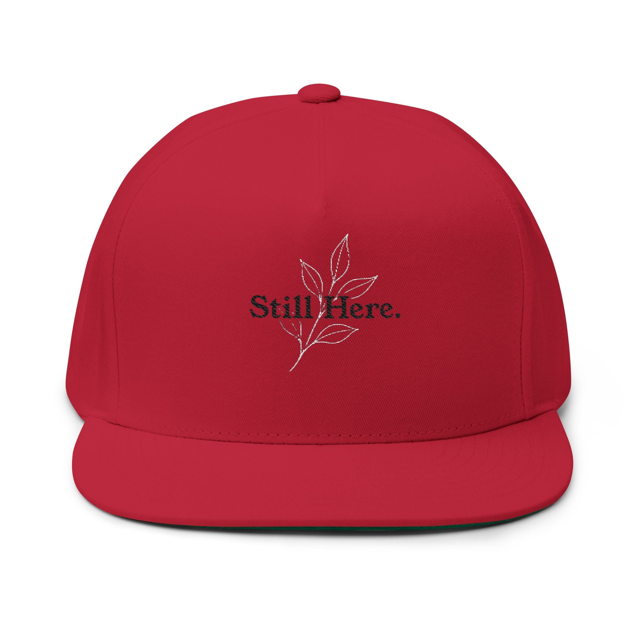 Still Here Flat Bill Cap — Unseen Strength Co
